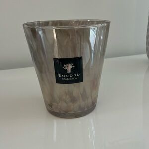 Baobab Collection Pearls Max16 white Luxury Candle empty Nice object
